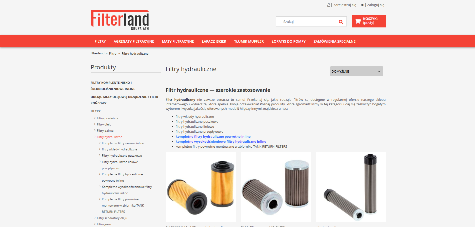 Filtry hydrauliczne - jak działają i dlaczego są kluczowe dla żywotności maszyn?