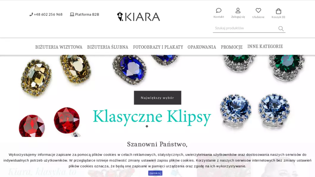 Zrzut ekranu strony