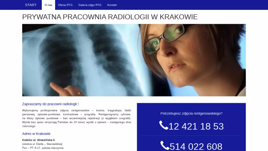 Zrzut ekranu strony
