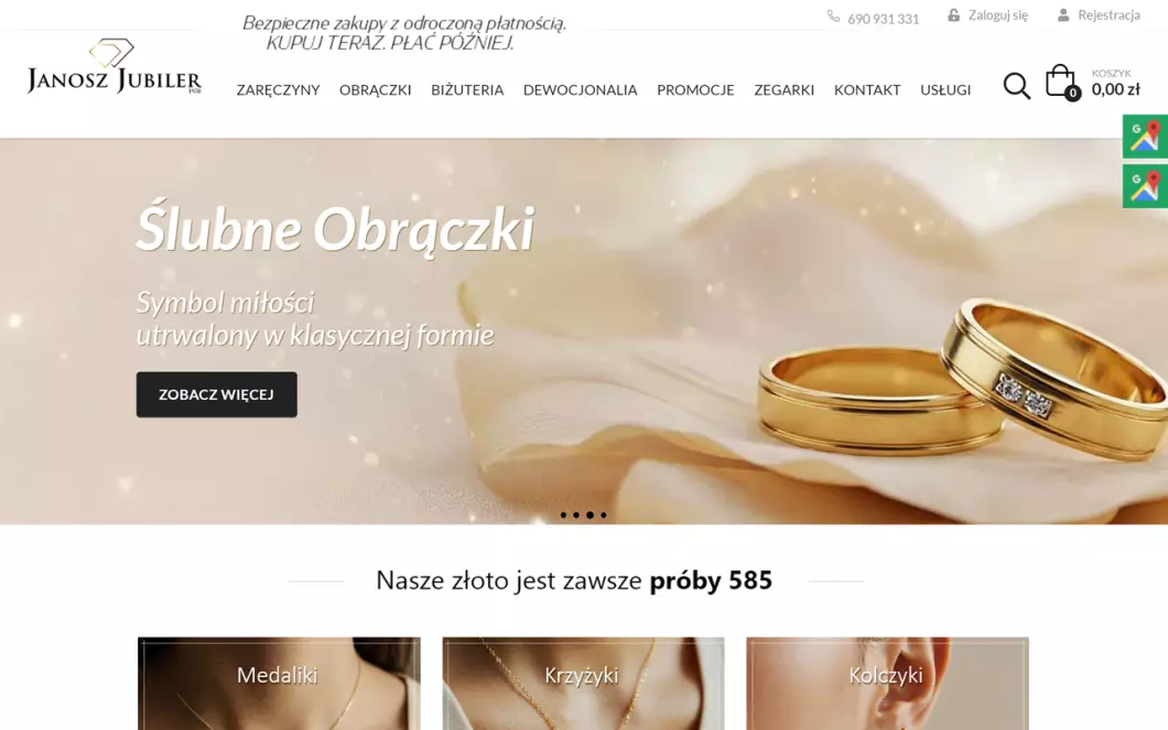 Zrzut ekranu strony